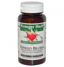 Kroeger Herb Co Complete Concentrates Ginkgo Biloba 90 Veggie Caps