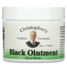 Christopher's Original Formulas, Black Ointment, противовоспалительная, 59 мл (2 жидкие унции)