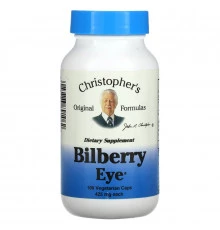 Christopher's Original Formulas, Черника для глаз, 450 мг, 100 растительных капсул