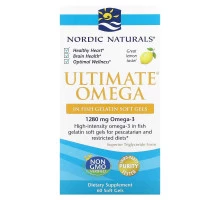 Nordic Naturals Ultimate Omega Great Lemon Taste 1000 mg 60 Count